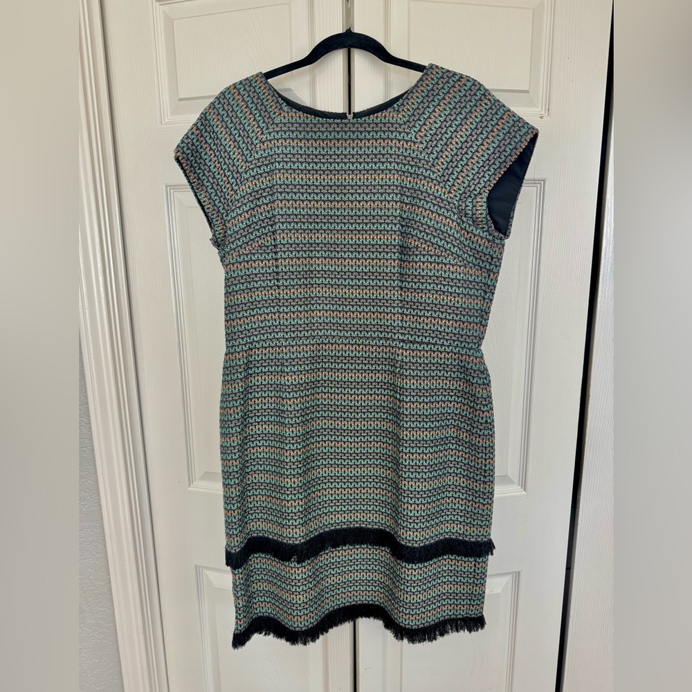 NWOT size 16 Navy Tweed Work Wear Dress